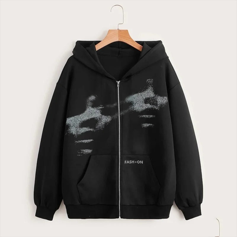 Men Women Y2K Clothing Zip Hoodie Fashion - Smith&