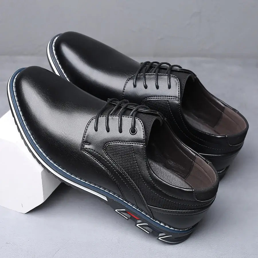 Retro Men Shoes Business Brand Leather Shoes - Smith&