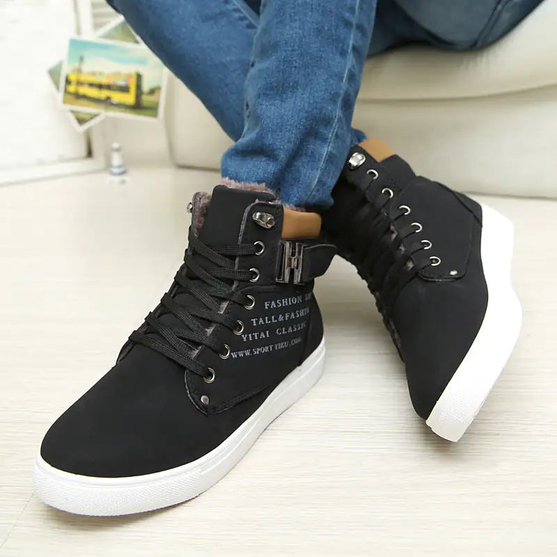 Hot Men Shoes Fashion Warm Fur Winter Men Boots - Smith&