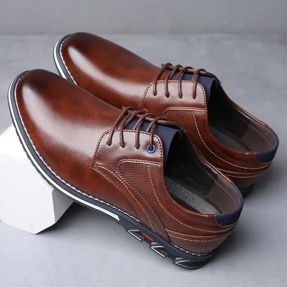 Retro Men Shoes Business Brand Leather Shoes - Smith&