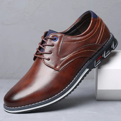 Retro Men Shoes Business Brand Leather Shoes - Smith&